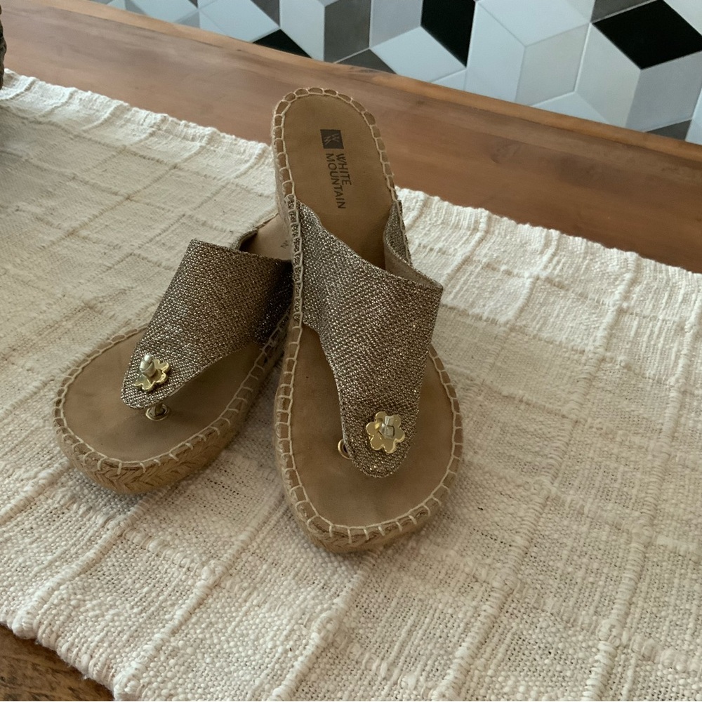 White mountain women’s beachballespadrille